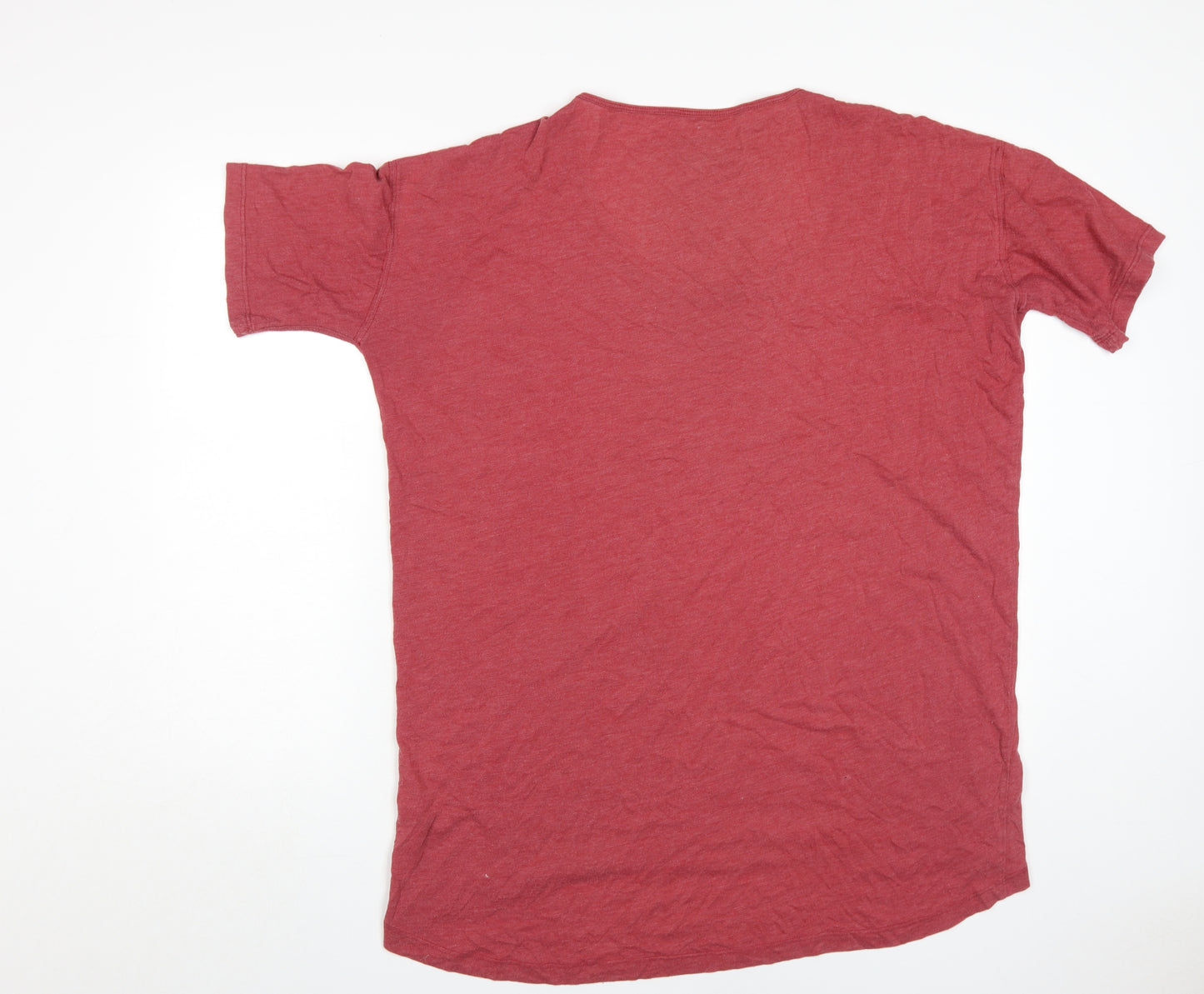 Diesel Men's Red Graphic Print Relaxed T-Shirt M