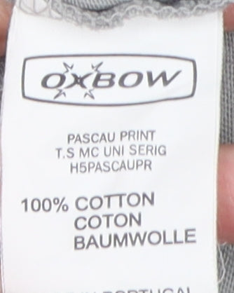 Oxbow Grey Unisex T-Shirt S Basic Style, Short Sleeve