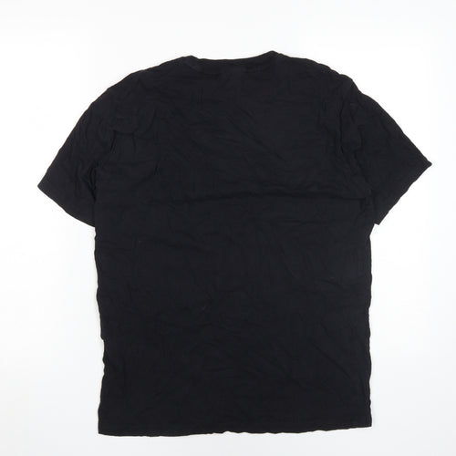 Champion Men's Black Medium Crew Neck T-Shirt