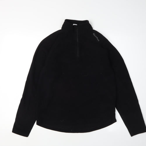 Quechua Unisex Black XS Fleece Sweatshirt