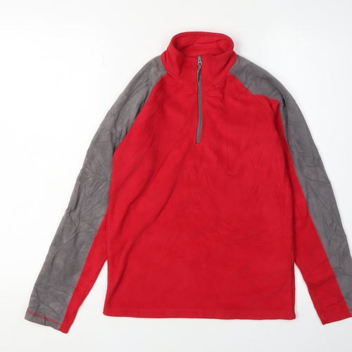 Mountain Warehouse Boys Red Half Zip Sweatshirt 11-12 Years