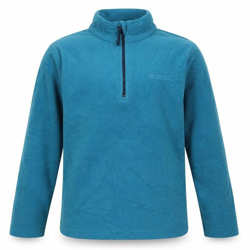 Mountain Warehouse Boys Blue Fleece 1/4 Zip Sweatshirt 11-12 Yrs