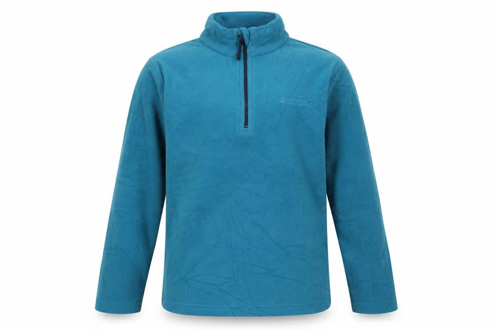 Mountain Warehouse Boys Blue Fleece 1/4 Zip Sweatshirt 11-12 Yrs