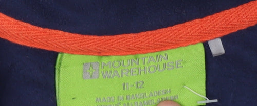 Mountain Warehouse Boys Blue Fleece Jacket 11-12 Years