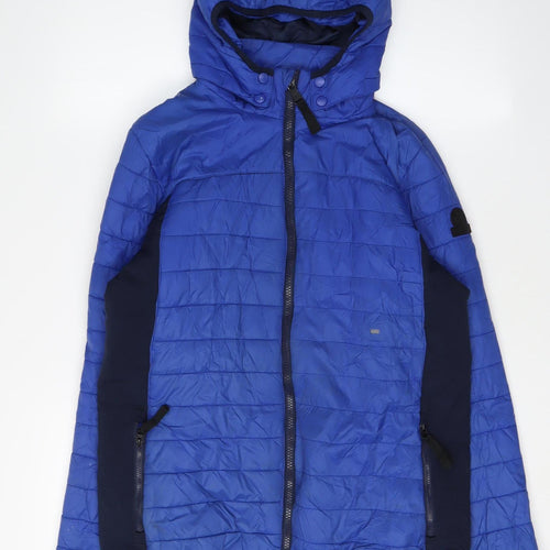 TOG24 Boys Blue Puffer Jacket, 14 Years, Winter Ready