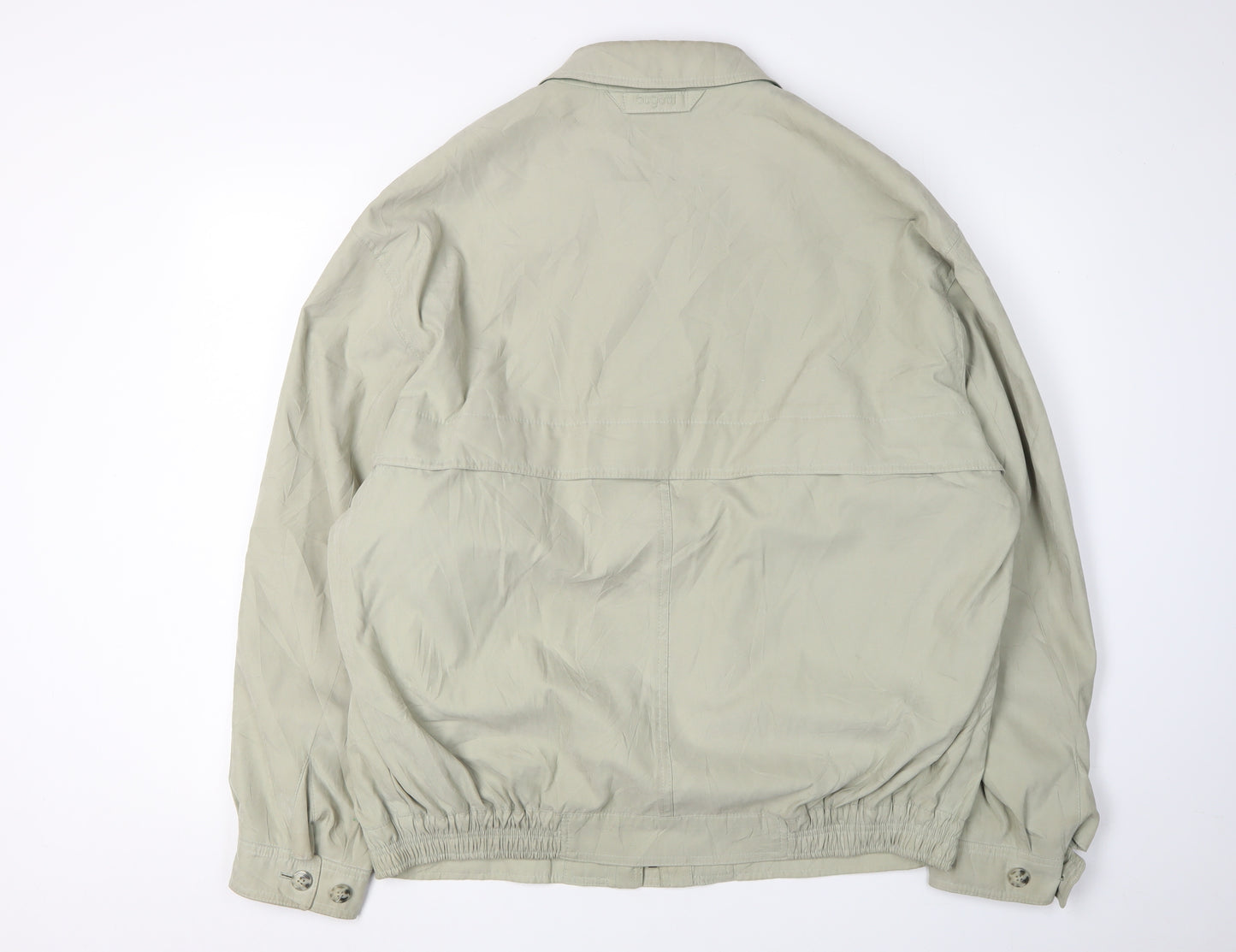Bugatti Men's Beige Point Collar Jacket Size 48