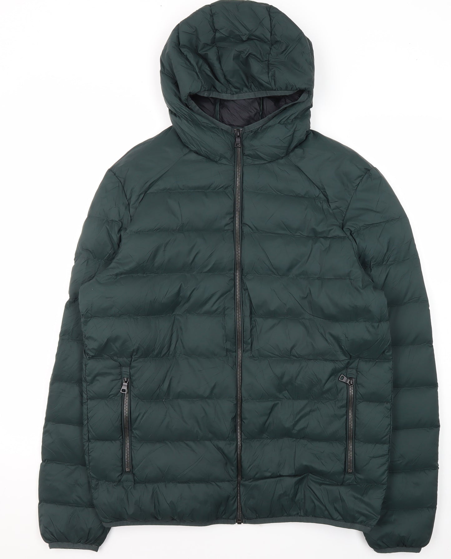 Marks and Spencer Men's Green Puffer Jacket M