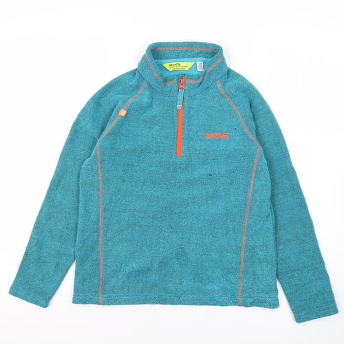 Regatta Boys Blue Fleece Sweatshirt, Size 12, Casual, Lightweight