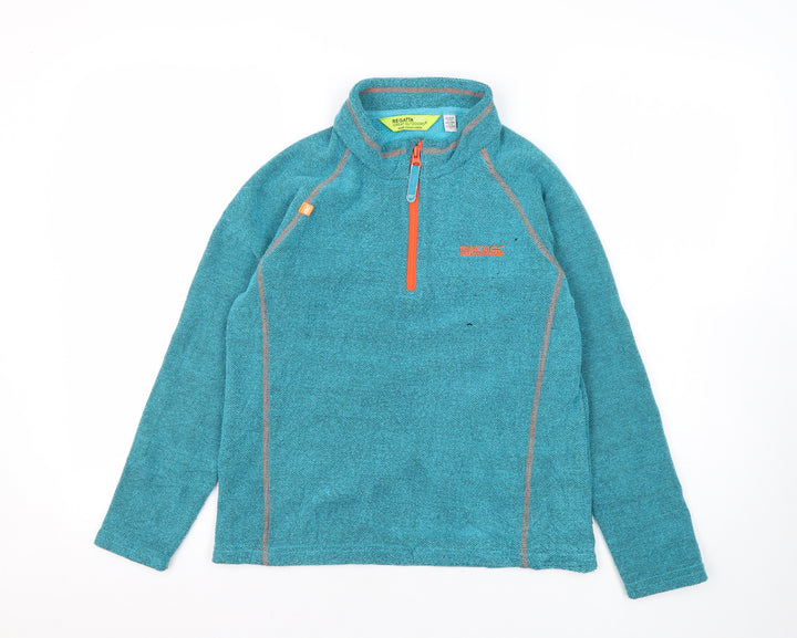 Regatta Boys Blue Fleece Sweatshirt, Size 12, Casual, Lightweight