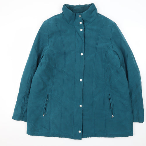 EWM Women's Green Mid-Length Jacket Size 20