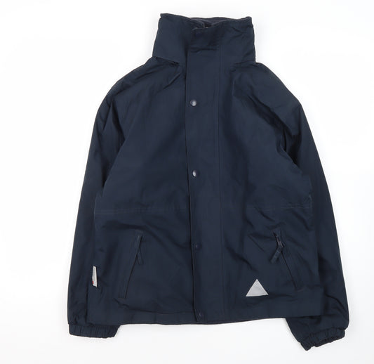 Result Boys Blue Jacket, Size 11-12, Lined, Casual, Zip