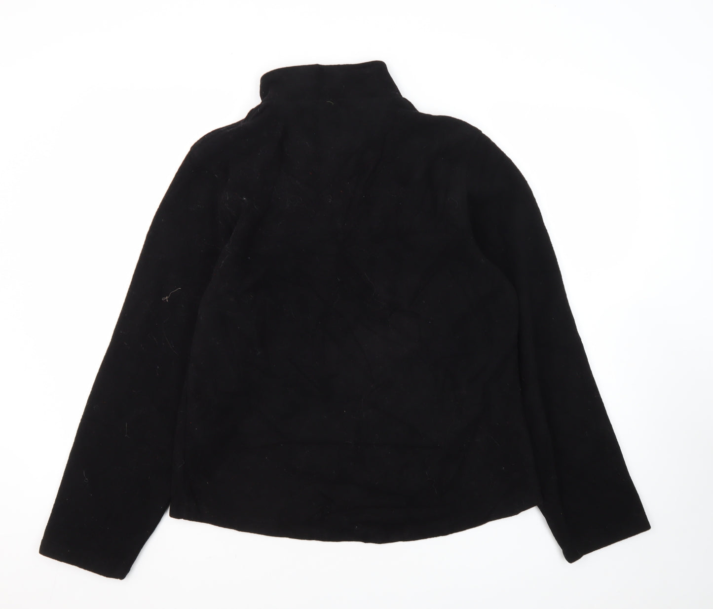 Ice Cross Women's Black Size 14 Half Zip Sweatshirt