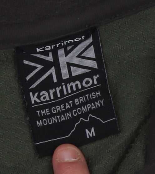 Karrimor Men's Green Fleece Half Zip Sweatshirt M