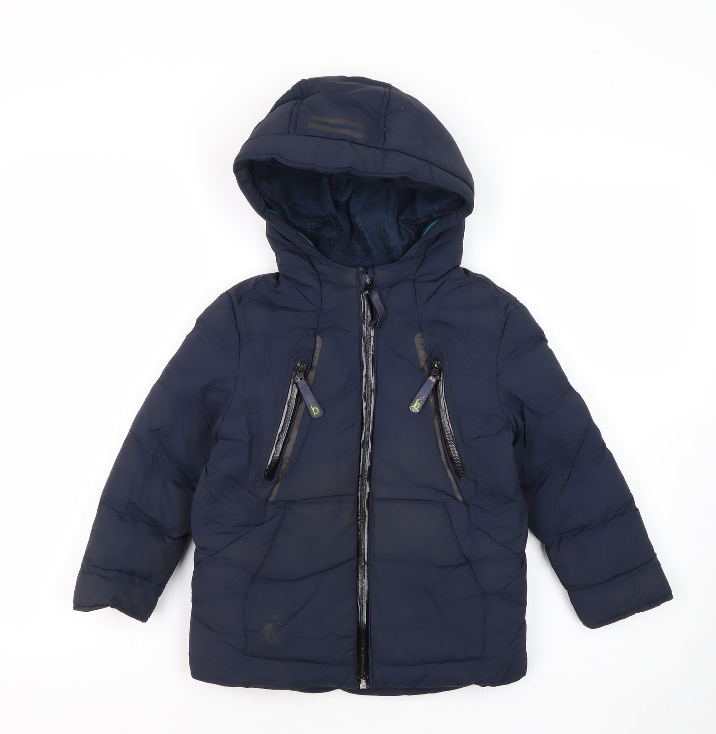 Baker by Ted Baker Boys Blue Puffer Jacket Age 5 Years