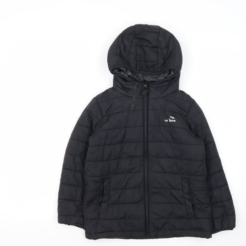 Peter Storm Boys Black Puffer Jacket 7-8 Years