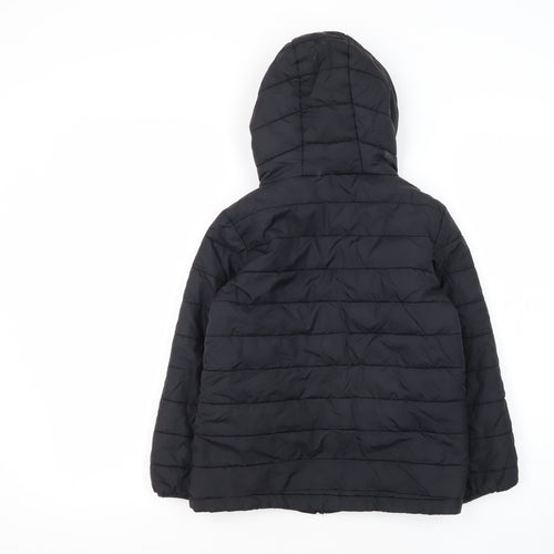 Peter Storm Boys Black Puffer Jacket 7-8 Years