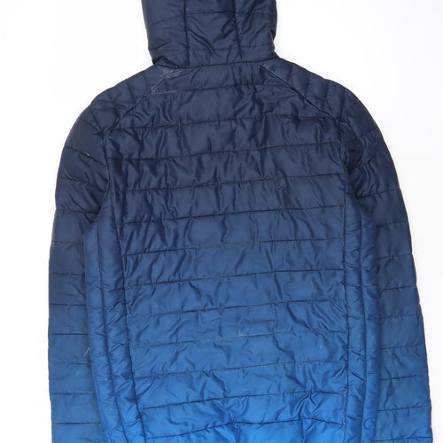 Ellesse Men's Blue XS Puffer Jacket with Hood