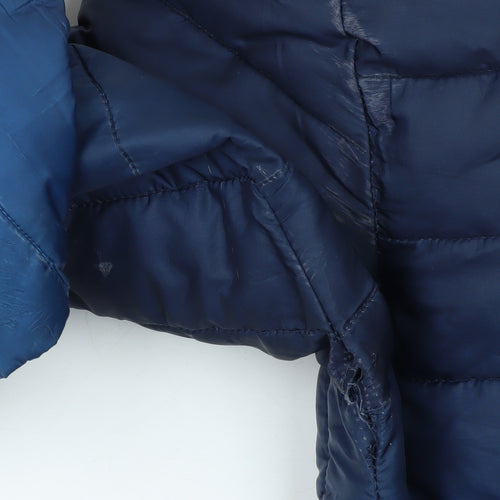 Ellesse Men's Blue XS Puffer Jacket with Hood