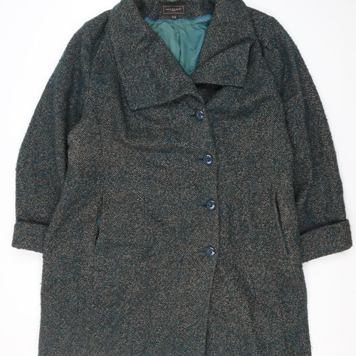 Ann Harvey Women's Multicoloured Overcoat Size 26