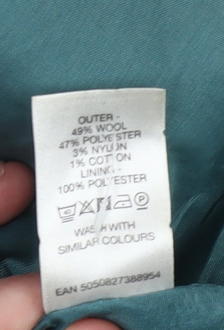 Ann Harvey Women's Multicoloured Overcoat Size 26