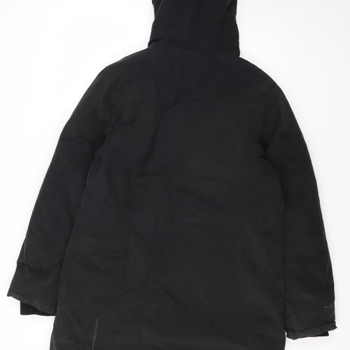 Trespass Men's Black Parka Coat, M, Waterproof Hood