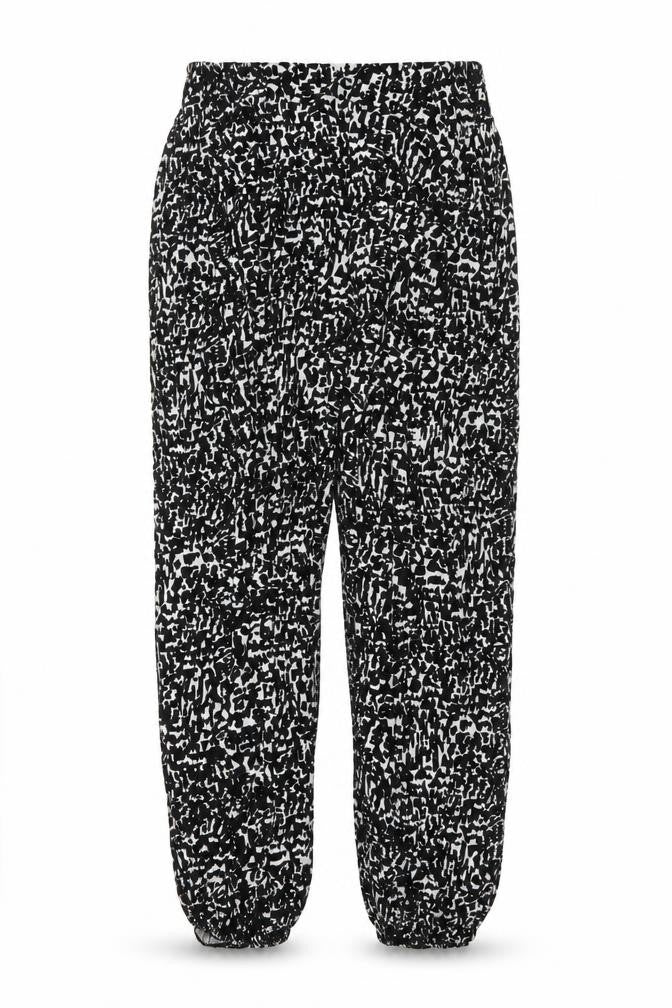 Front view of Marks & Spencer Women's Medium Black Trousers