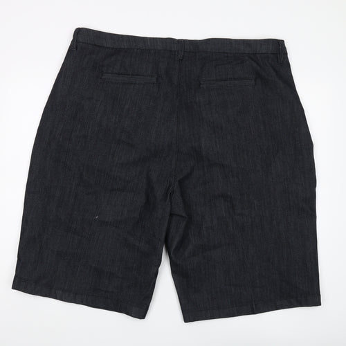 Marks and Spencer Women's Black Bermuda Shorts Size 22