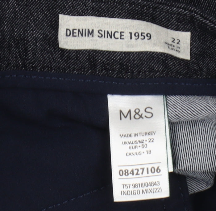 Marks and Spencer Women's Black Bermuda Shorts Size 22