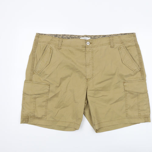 Marks and Spencer Beige Women's Cargo Shorts Size 22
