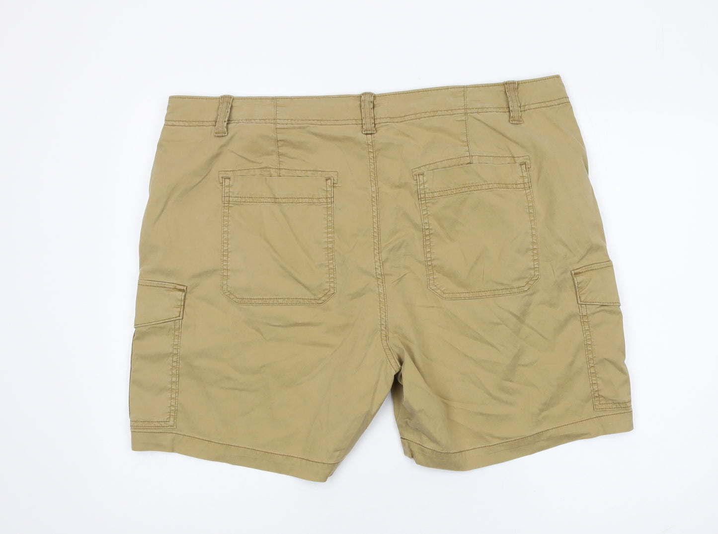 Marks and Spencer Beige Women's Cargo Shorts Size 22