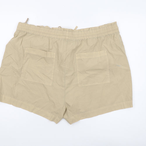 Marks and Spencer Women's Beige Shorts Size 22