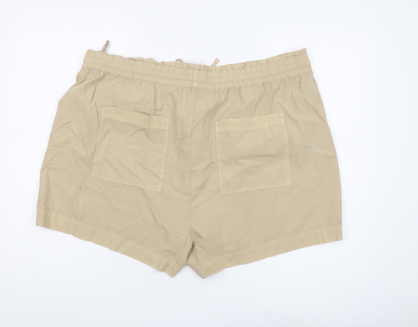 Marks and Spencer Women's Beige Shorts Size 22