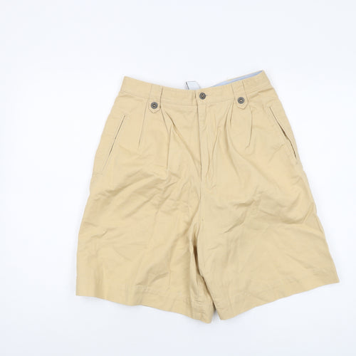 Lizsport Women's Beige Chino Shorts Size 8 Cotton