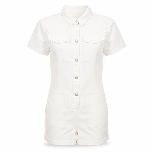 Marks and Spencer Girls Ivory Playsuit 14-15 Years