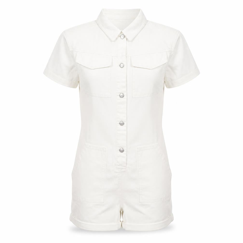 Marks and Spencer Girls Ivory Playsuit 14-15 Years