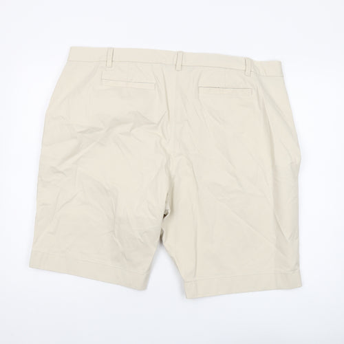 Marks and Spencer Women's Beige Chino Shorts Size 22