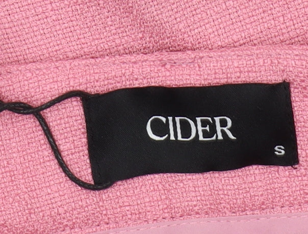 Cider Women’s Pink Chino Shorts - Size S, Spring Style