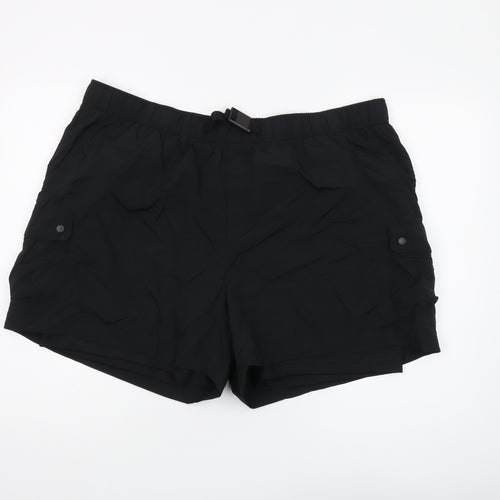 Marks and Spencer Men's Black Athletic Shorts