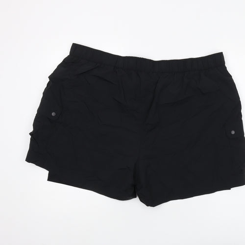 Marks and Spencer Men's Black Athletic Shorts