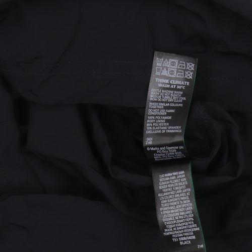 Marks and Spencer Men's Black Athletic Shorts