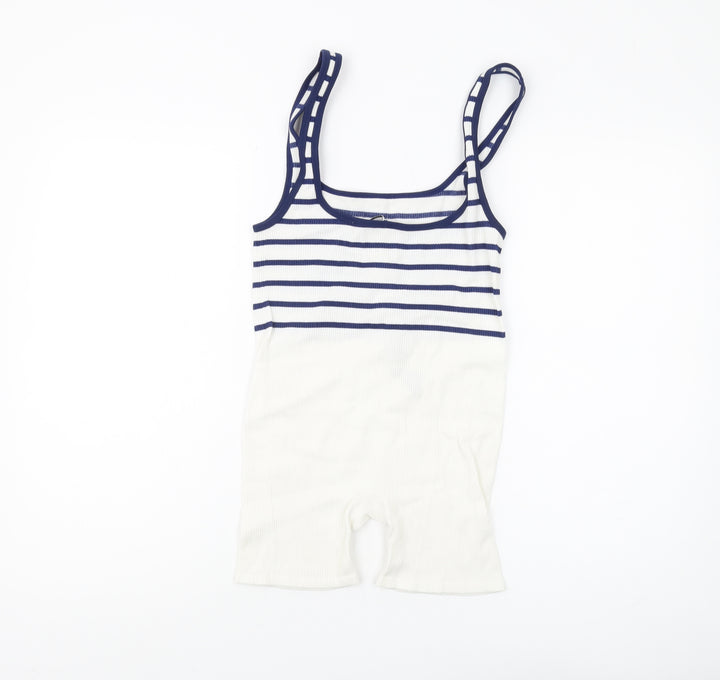 ZARA Women's Striped Sleeveless Jumpsuit XS