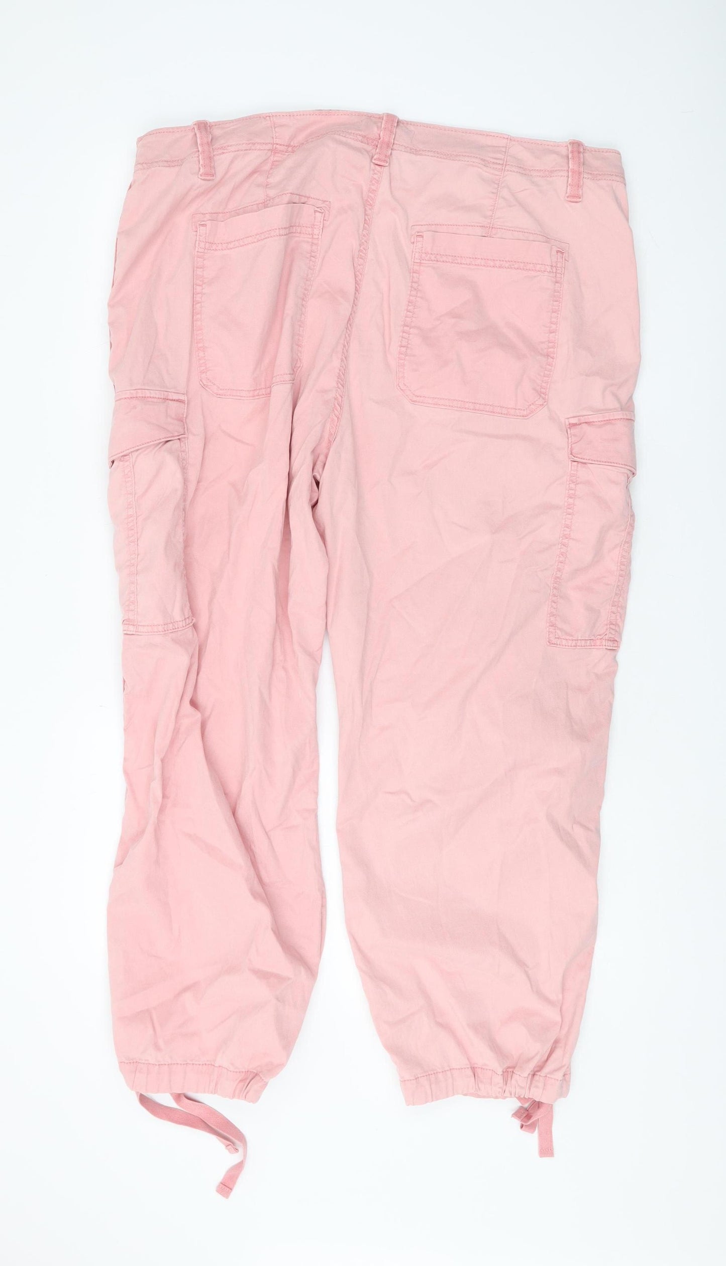 Marks and Spencer Women’s Pink Cargo Trousers Size 20