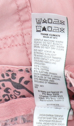 Marks and Spencer Women’s Pink Cargo Trousers Size 20