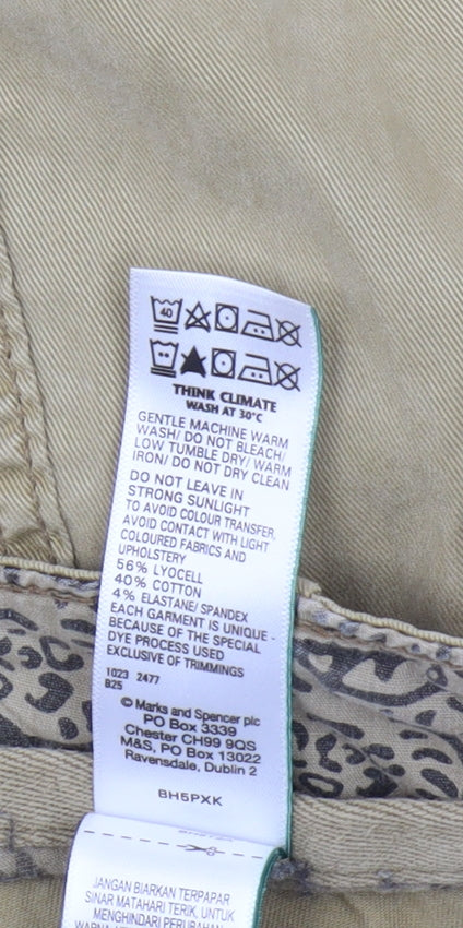 Marks & Spencer Women's Brown Cargo Shorts Size 22