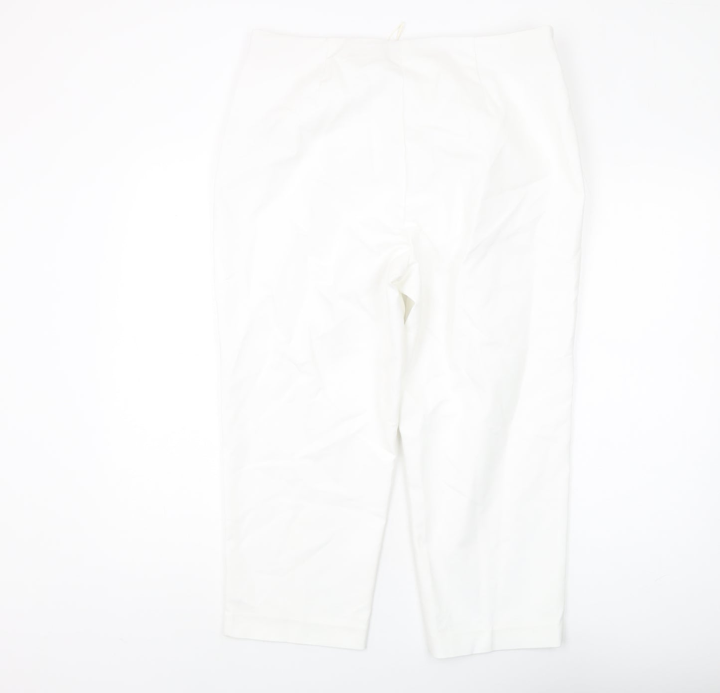 Marks and Spencer White Trousers, Women's Size 16