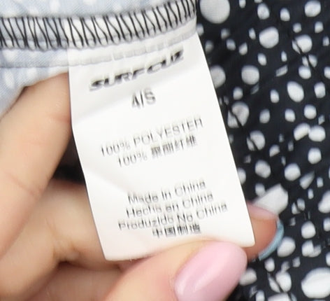 Surf-Cuz Women's Black Polka Dot Sweat Shorts XS