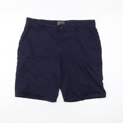 H&M Men’s Blue Chino Shorts, Slim Fit, Size 31