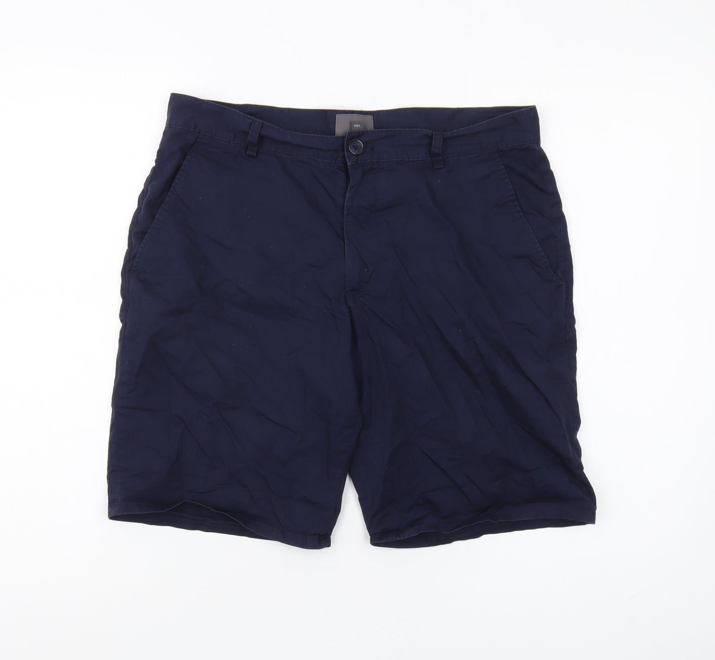 H&M Men’s Blue Chino Shorts, Slim Fit, Size 31