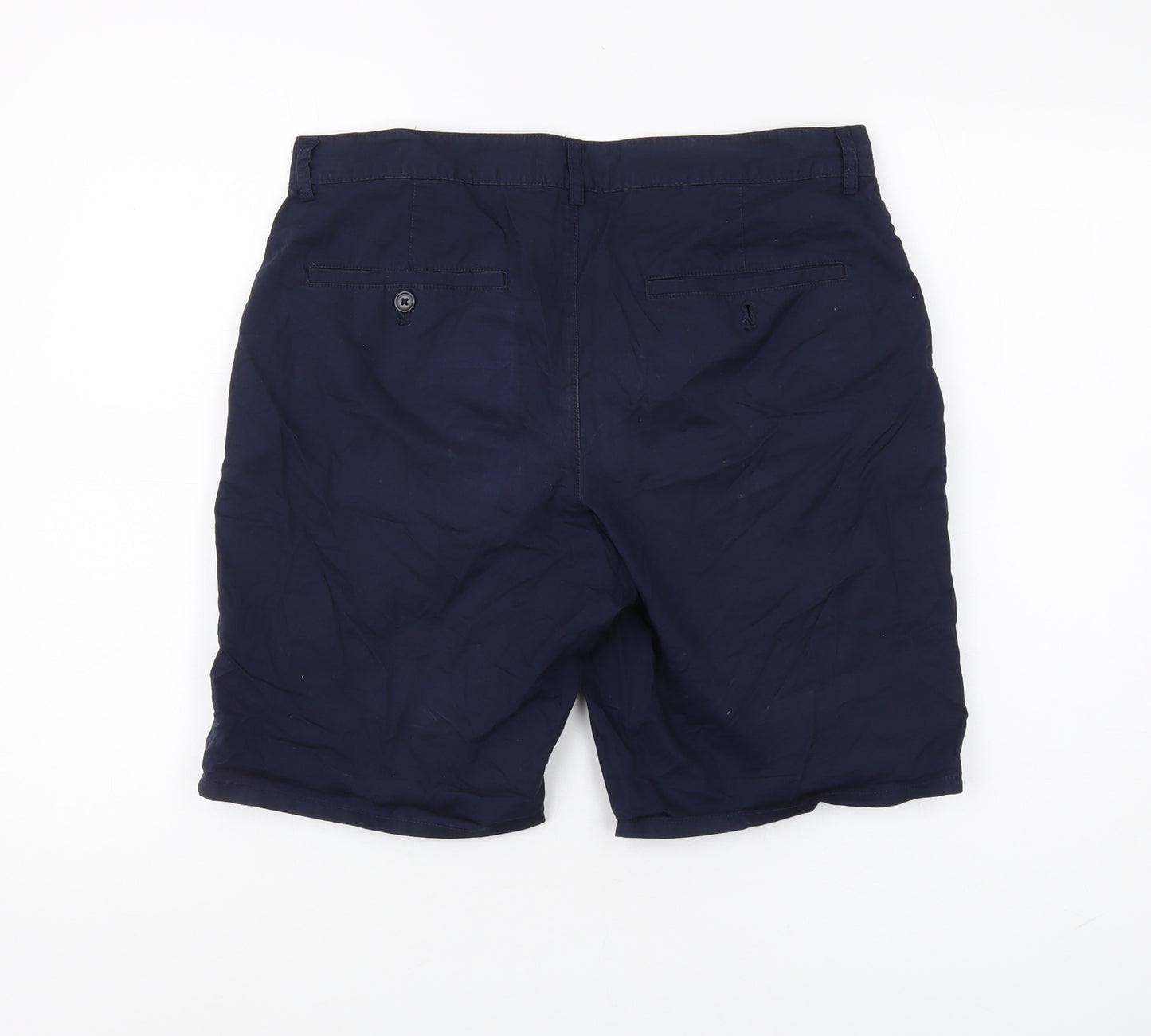 H&M Men’s Blue Chino Shorts, Slim Fit, Size 31