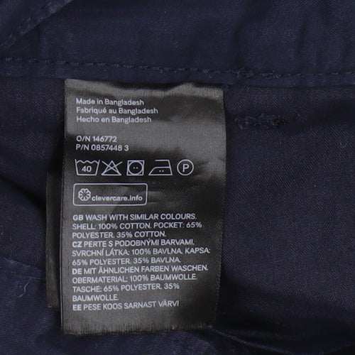 H&M Men’s Blue Chino Shorts, Slim Fit, Size 31